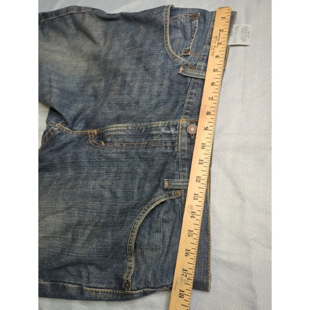 Levi's 505 Faded Jeans Mens 34x34 Straight Bootcut Y2K Grunge Cowboy Denim